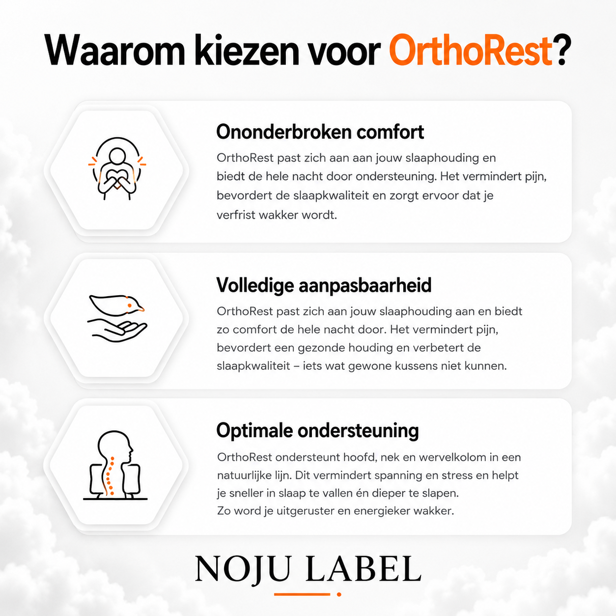 OrthoRest - Ergonomisch Kussen